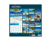 Tf Publishing Paper Goods 2027 Tropical Escapes Wall Calendar