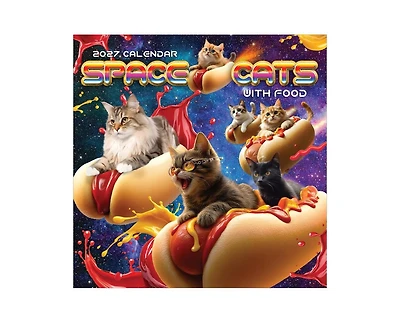 Tf Publishing Paper Goods 2027 Space Cats Mini Calendar