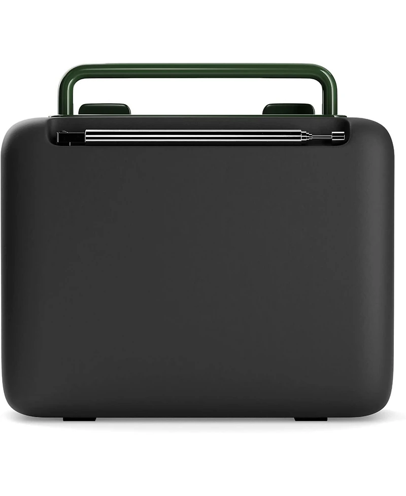 Dolphin Audio Rtx-10GRN Retrobox Mini 10W Bluetooth Rechargeable Speaker with WaveSync, Green