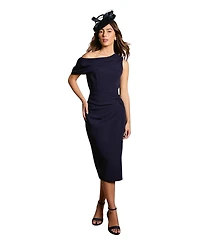 Coast Women's One Shoulder Twist Front Pencil Dress