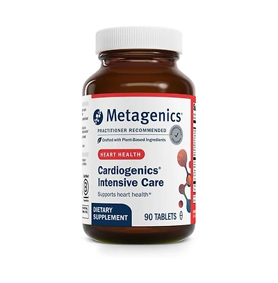 Metagenics Cardiogenics Intensive Care - Heart Health Supplement - With Arjuna Bark, Hawthorn Leaf, Magnesium, Calcium, Selenium