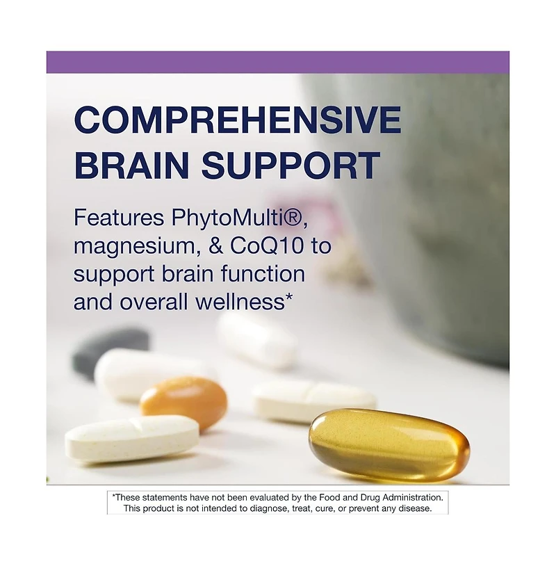 Metagenics Wellness Essentials Brain Health Comprehensive Daily Multivitamin Packs with Alpha Lipoic Acid, Biotin, Dha, Folate 30 Packets