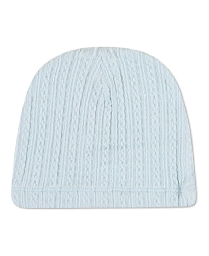 MeMoi Baby Girls 1M - 6M Delicate Link-Patterned Tencel-Blend Beanie