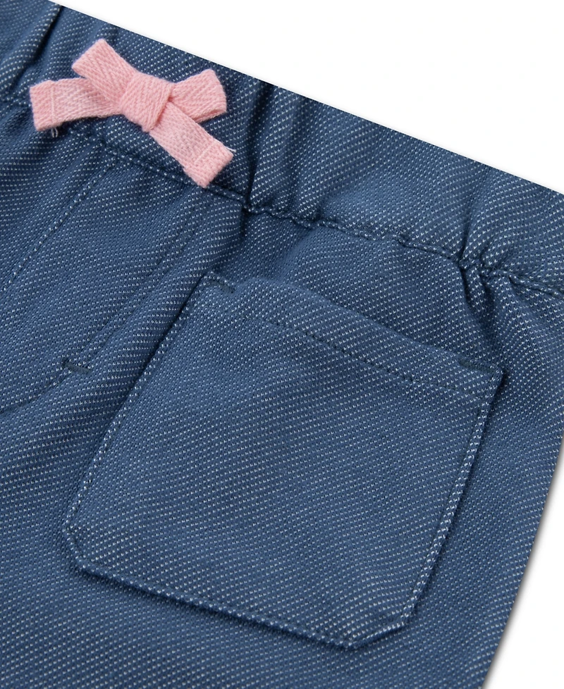 Levi's Toddler Girls' 2T-4T Graphic Sweatshirt and Wide-Leg Pants, 2-Piece Set