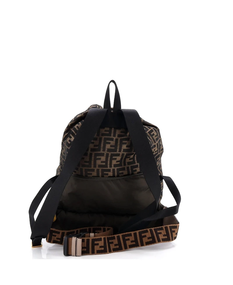 Pre-Owned Fendi Convertible Belt Bag Backpack Zucca Canvas and Nylon