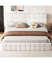 Streamdale Furniture King Size Upholstered Platform Bed