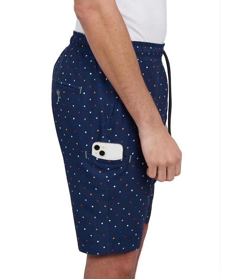 Society of Threads Men's Slim Fit Polka Dot Shorts