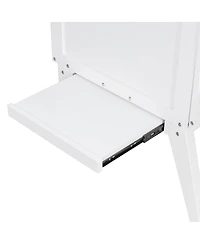 Streamdale Furniture Queen Size Murphy Bed with Usb Port and removable Shelves on Each Side