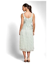Coast Women's Lace Peplum Midi Dress