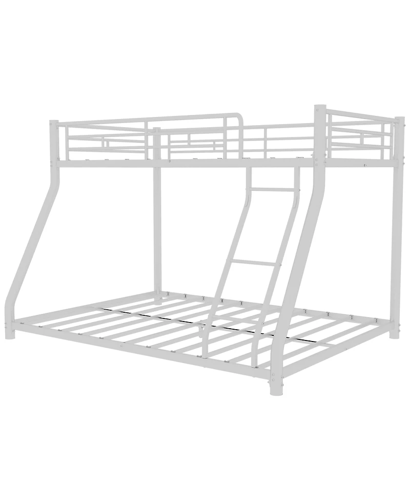 Streamdale Furniture Metal Over Full Bunk Bed - Durable Space-Saving