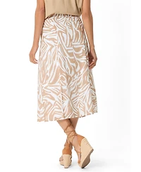 Olsen Women's Neo Zebra A-Line Skirt