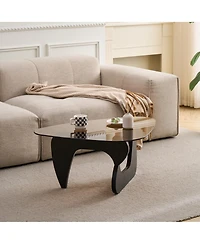 Streamdale Furniture Mid-Century Modern Farmhouse Wood Coffee Table