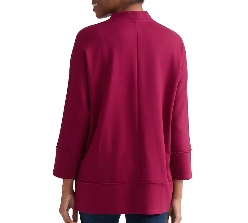 Jones New York Women's Johnny Collar Top