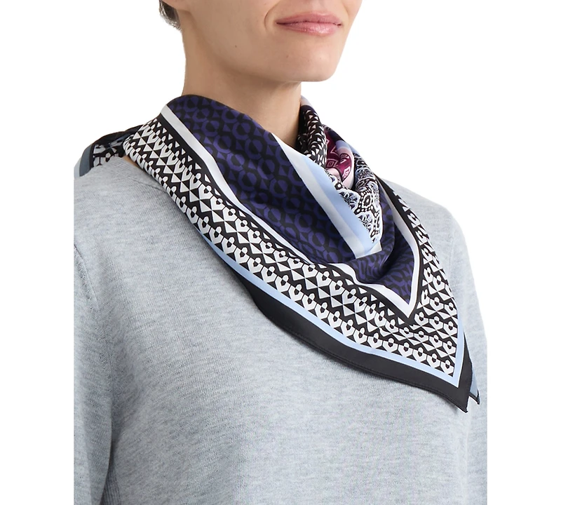 Jones New York Women's Accent Rib Knit Scarf T-Shirt