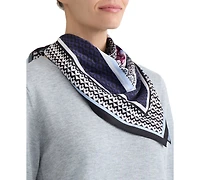 Jones New York Women's Accent Rib Knit Scarf T-Shirt