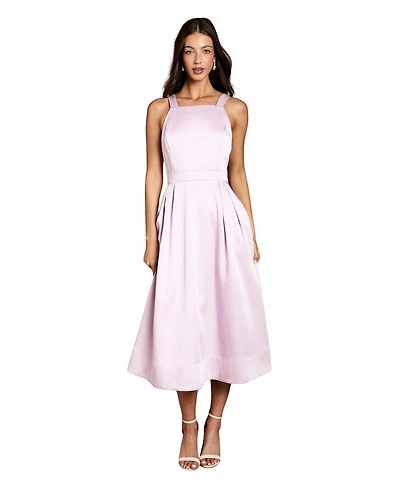 Coast Women's Fit and Flare Square Neck Midi Dress