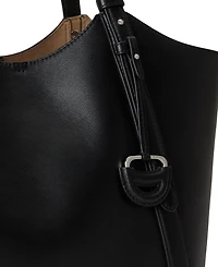 Lauren Ralph Tasha Extra-Large Leather Tote Handbag