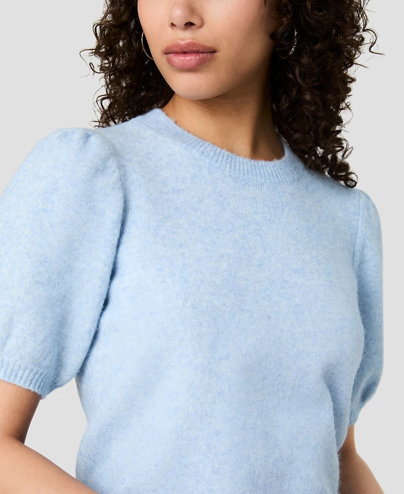 French Connection Women's Yulia Knit Puff-Sleeve Top