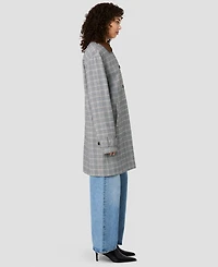 French Connection Women's Collared Relaxed Oversized Midi Jacket
