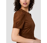 French Connection Women's Jewel Neck Short-Sleeve Dress