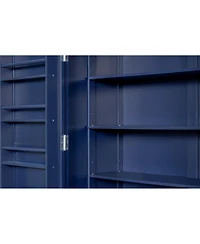 Streamdale Furniture Freestanding Large Wooden Kitchen Pantry Cabinet with Storage and Wine Racks