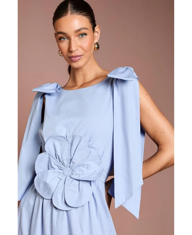 Coast Women's Floral Corsage Fit Flare Dress