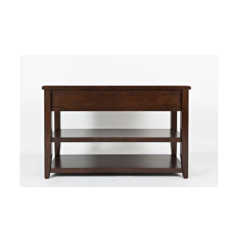 Jofran Twin Cities Contemporary Brown Sofa Table