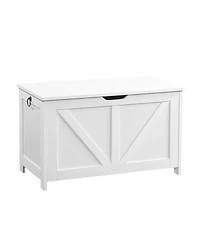Streamdale Furniture Retro Storage Bench and Toy Box Organizer with 2 Hinges
