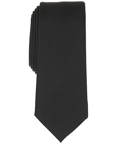 Alfani Men's Atlas Chevron Solid Slim Tie