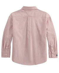 Polo Ralph Lauren Boys' 2T-7 Striped Cotton Oxford Shirt