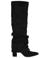 Guess Women's Geima Tall Slouchy Foldover Block Heel Boots