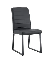 Streamdale Furniture -Pack Premium Pu Office/Dining Chairs with Sturdy Iron Legs