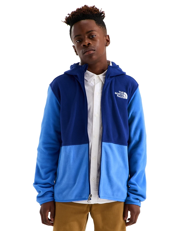 The North Face Boys' and Girls' 7-20 Glacier Long-Sleeve Full-Zip Hooded Jacket