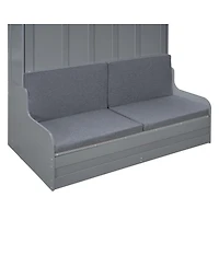 Streamdale Furniture Queen Size Murphy Bed Wall Bed with Cushion