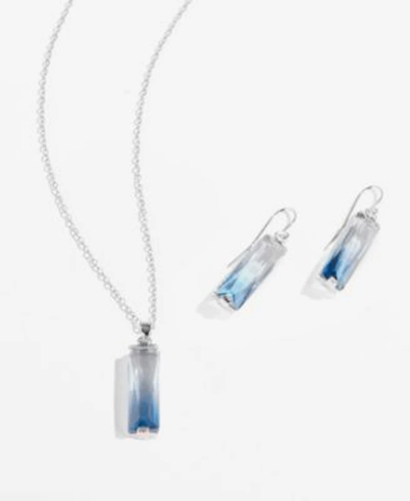 Giani Bernini Crystal Rectangle Jewelry Collection