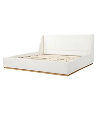 Streamdale Furniture Luxury upholstered bed with wings