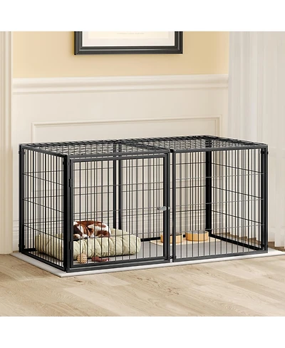 Streamdale Furniture Large Dog Cage and Playpen with Top Indoor Pet Kennel