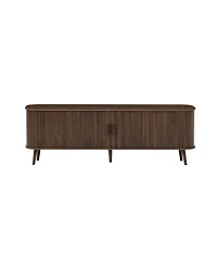 Streamdale Furniture 70-inch Modern Tv Stand for TVs up to 80'' with Storage and Solid-Wood Legs