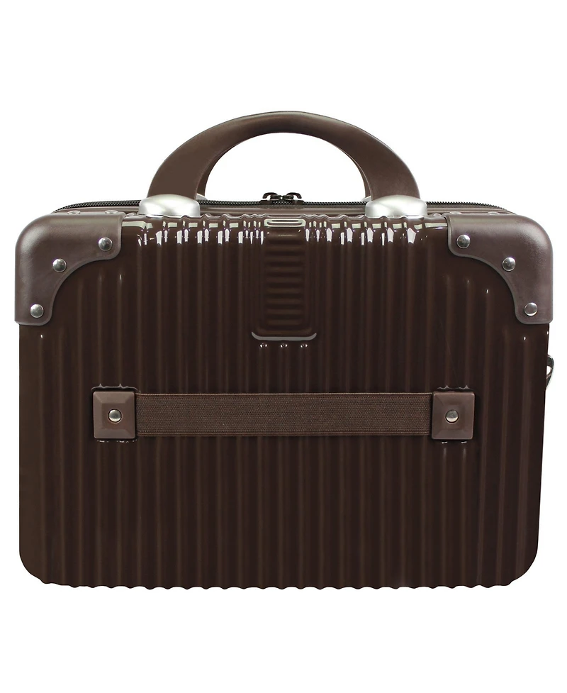 World Traveler Chariot Hardside Cosmetic Case With Shoulder Strap For Women