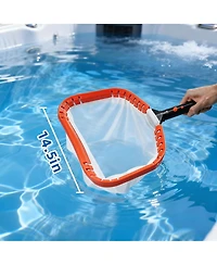 Xdovet Pool Net Skimmer Ultra Fine Mesh Aluminum Frame