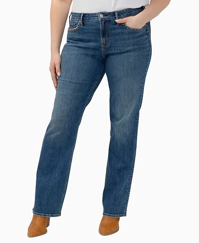 Silver Jeans Co. Plus Suki Mid-Rise Curvy Bootcut