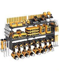 Xdovet Power Tool Organizer Wall Mount Metal Drill Holder Storage Rack