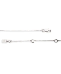 Lauren Ralph Lauren Sterling Silver-Plated Wave Motif Necklace