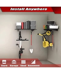 Xdovet Floating Shelves Wall Mounted Storage Rack Heavy Duty 2 Pack