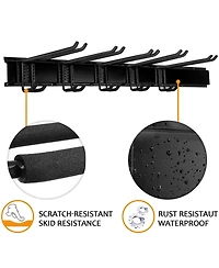 Xdovet Wall Mount Overhead Shelving Steel Tool Racks Hooks Floating Shelves