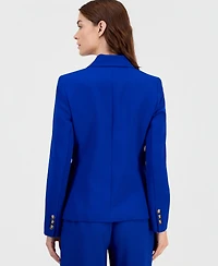 Tahari Asl Women's Faux Double-Breasted Blazer