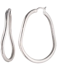 Lauren Ralph Lauren Sterling Silver Hoop Earrings