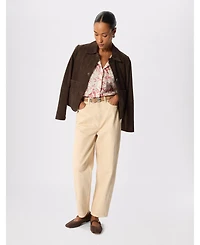 Whistles Women's Tropical Bird Textured Shirt