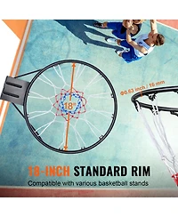 Vevor Basketball Rim Replacement Outdoor Heavy Duty Hanging Flex Hoop Net