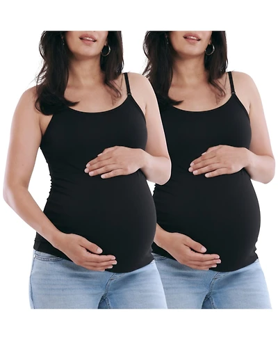 Motherhood Maternity Clip Down Nursing Tank Top Cami